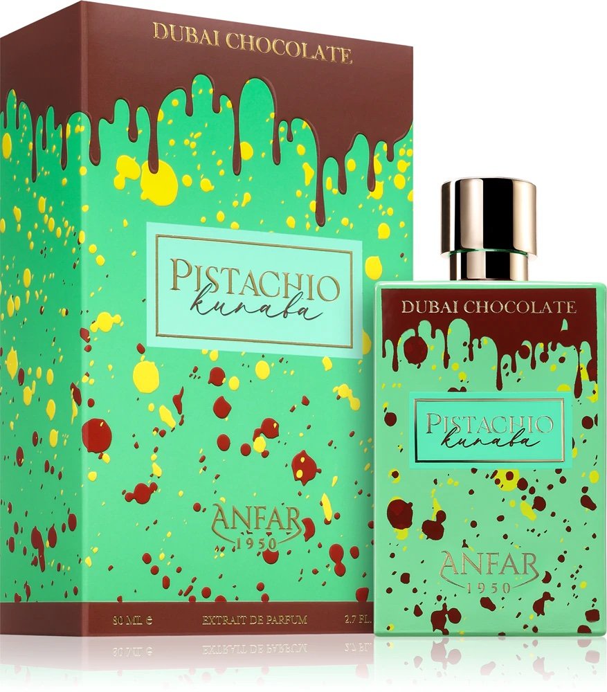 Anfar
Pistachio Dubai Chocolate
Estratto de Parfum da donna.  80 ml