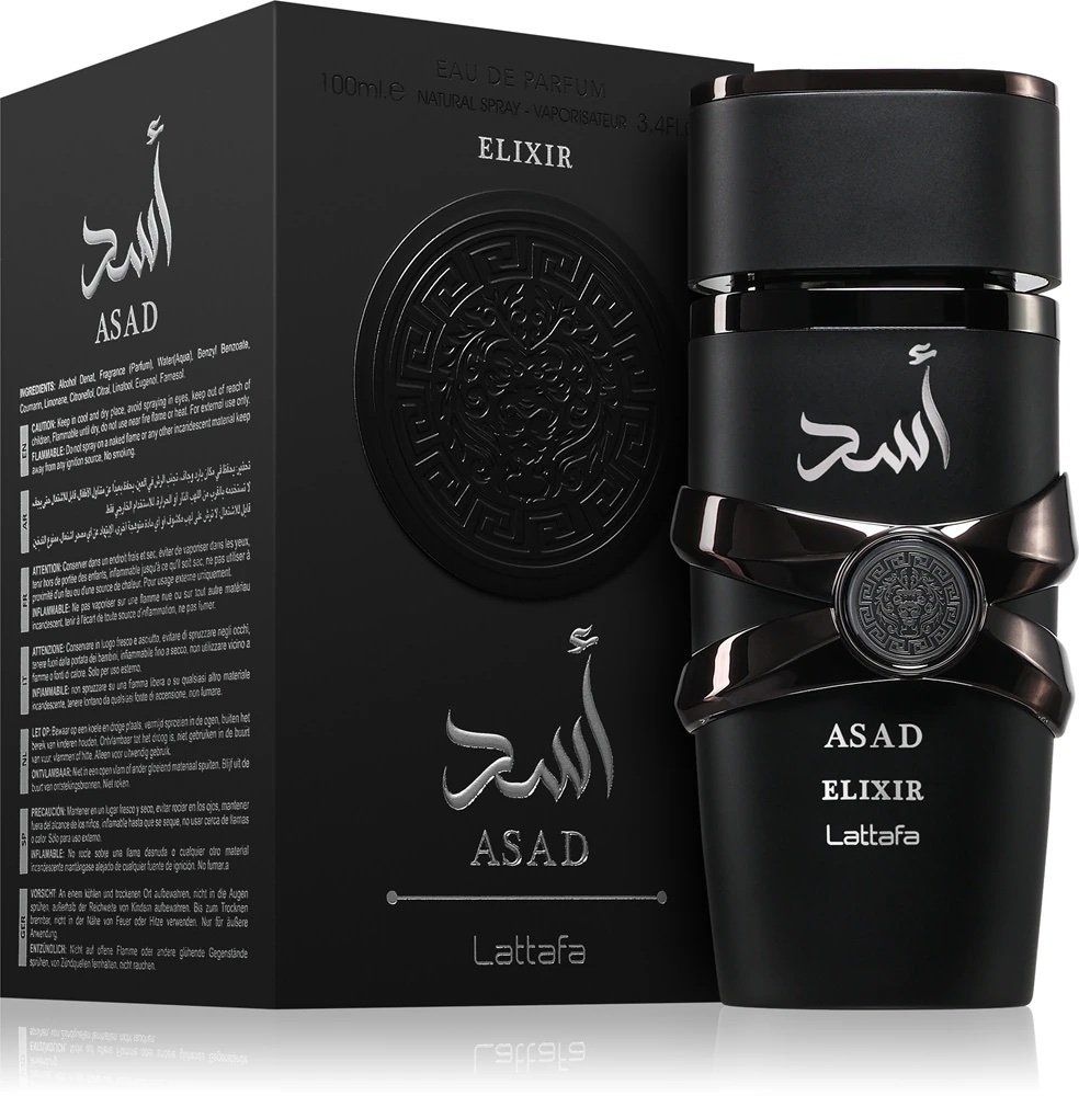Lattafa
Asad Elixir
Eau de Parfum per uomo 100ml