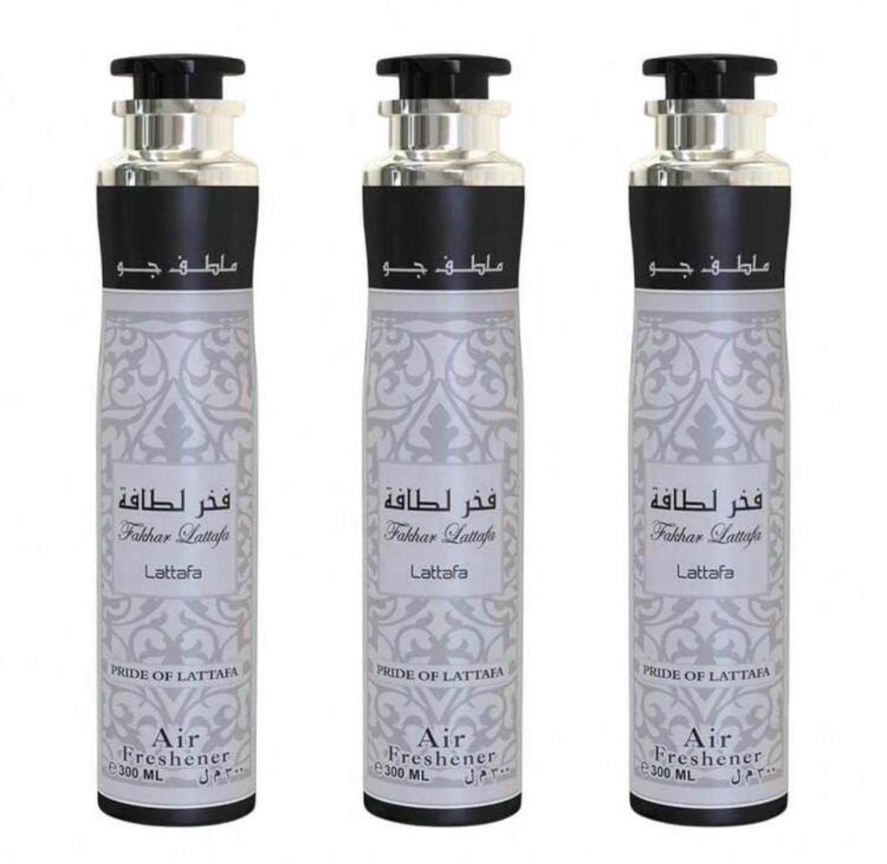 Fakhar Lattafa-confezione da 3 deodoranti per ambienti da 300 ml