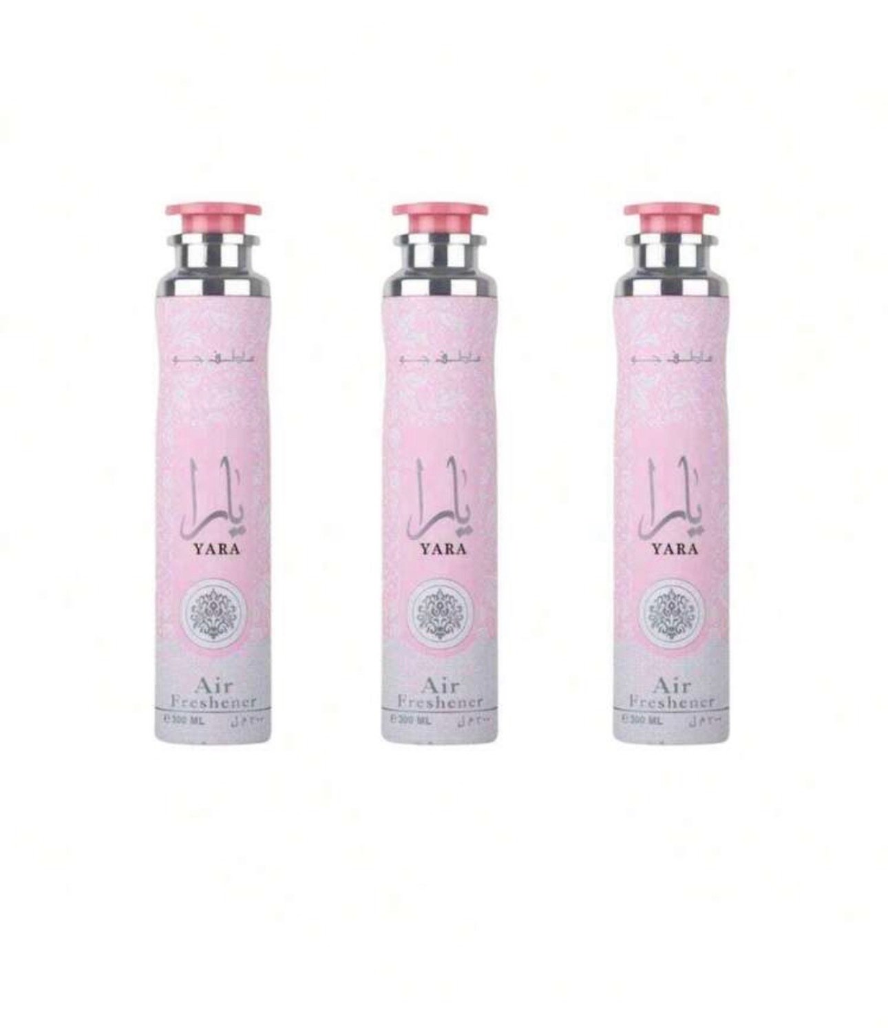 Yara Lattafa - Confezione da 3 deodoranti per ambienti da 300 ml