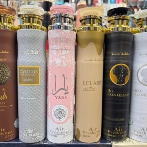 6 pezzi di Lattafa Profumatore per Ambienti Arabo Spray Profumatore Concentrato 300 ML per la Casa